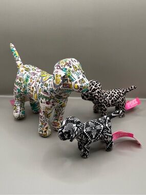 Victorias Secret PINK Dog Plush Lot